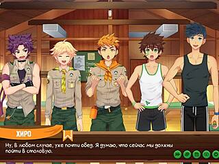 hey, relaxing with natsumi in game friends camp ep 28 russian dub