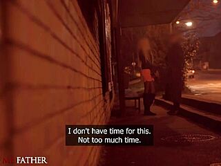 Big tits blonde girl gets rough face fuck in public car