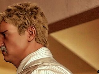 A warden uses his curvy wife to ease prison tensions