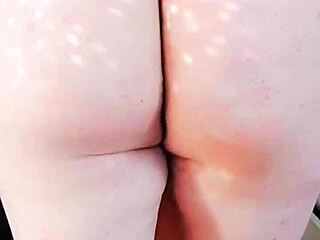 pink shirt black mini skirt white legs sissy