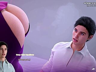 i got stuck and my step son used me in this taboo hentai game part 4