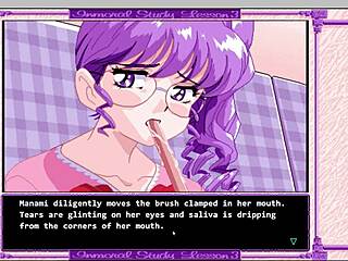 I explore immoral study 3 retro visual novel with full gameplay from scoop software in 1080p