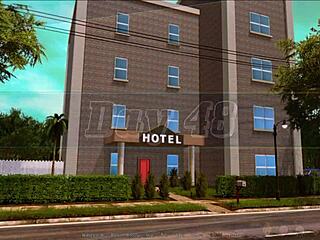 I'm addicted to the hentai harem hotel anime adventures in episode 57.