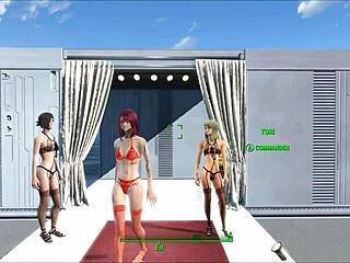 Fallout 4 character models sexy lingerie. In hentai anime style.