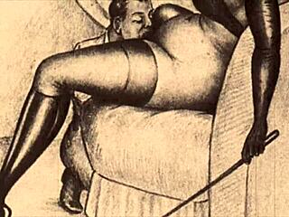 vintage erotic drawings bring retro fantasies to life