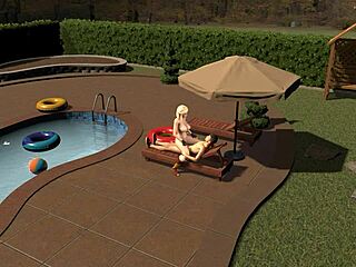 i'm princess zelda having sex next to the pool