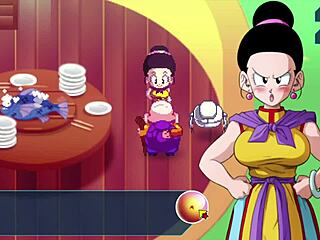 Kame paradise 2 - Chi Chi Chi gives Roshi a handjob