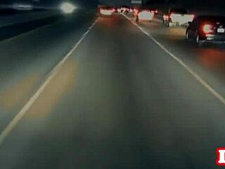 glamorous babe in lingerie gets doggystyled at wild party.