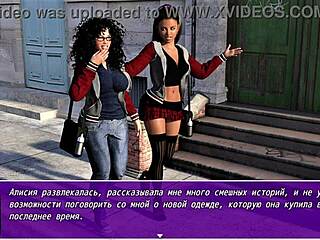 Angelica the nerdy teen gets her pussy stretched by a monster cock in this 3d remake