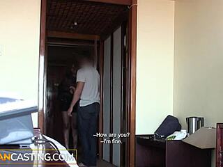 Black swimsuit model rides hard to nail any casting gig with her tight grip!