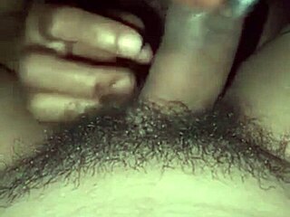 close up of big tits bouncing during hardcore gay sex with monster cock