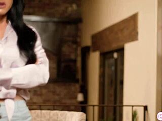 Stepmom licks young pussy hard!