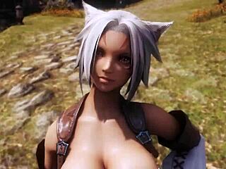 Black guy fucks final fantasy xiv characters hard