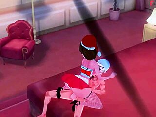 Elastigirl fucks the wrong Santa in this hentai fantasy.