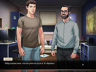 Our Red String Gameplay Part 23: Rough Cowgirl Riding with Pierced Nipples on Small Tits. Girlfriend Goes Hardcore for Wild Action!