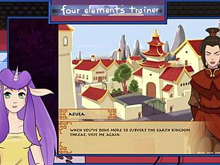 Avatar The Last Airbender Four Elements Trainer Part 21 Showering Azula!