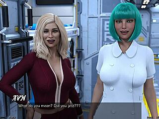 Stranded in Space 3: Who wins the steamy competition between milfs and teens?