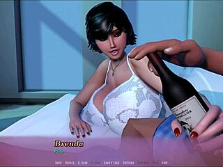 Summer Hentai Game: Stepmom Teases Me While Jerking Bottle Like Cock