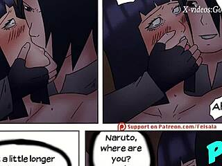 Naruto Parody with Sasuke Banging Hinata in Cosplay Action