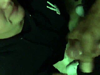 gagging on big black cock, cumshot hits eye, so messy!