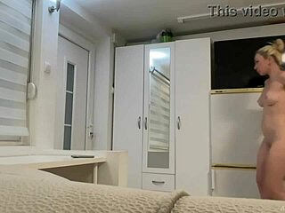 I Dropped the Towel for Delivery Man!