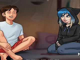 Summertime Saga: Jerk Off Her Pussy in Uncensored Hentai Scene