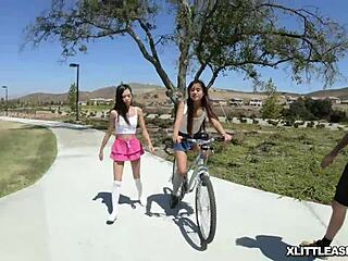 Tiny Hot Teen 18+s Ride Huge Cock with Asian Pussies