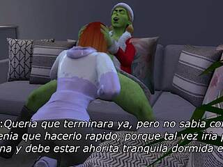 The Grinch Fucks Old Man in 3D Hentai Christmas