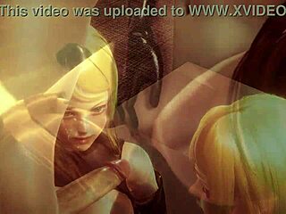 Fucked Twins From Nier Automata In 3D Hentai Orgy