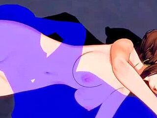 latina cougar deepthroats cock for facial cum swallow