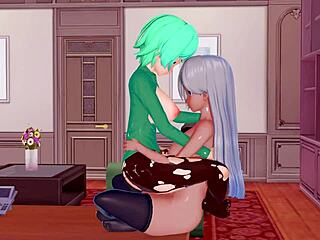 3D Hentai Big Ass and Tits in Wild Futa Sex