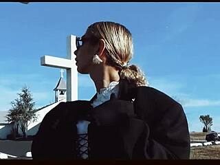 Oklahoma farm couple explores wild crossdressing in steamy wedding video.