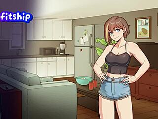 amy meets her special new roommate for a steamy shower in benefitship