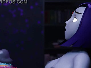 Pixelated Perry gets payback with big tits in wild 3D action!