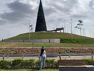 Merry Christmas with Petite European Anal Fuck