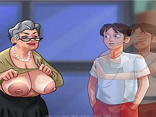 Summer time saga unc part 21- old and busty with dating game.