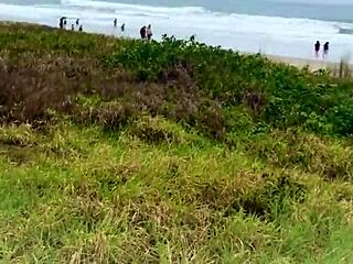 熟女没想到公共场合被肛爆内射