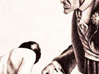 Vintage drawings with erotic themes.