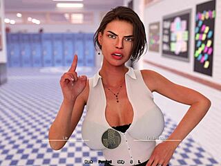 watching teacher's big ass in class, but it's 3d hentai animated in santa county