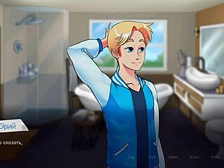 Beautiful brunette and blonde girls have fun with big toys and each other