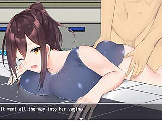 Hentai Class President Explores Big Tits in Library Study.