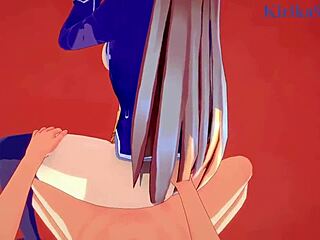 Erina nakiri and ikumi mito have intense pov sex