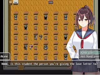 Hentai Class President Explores Big Tits in Library Study.