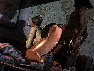 Office Hentai Babe Drilled in 3D Action