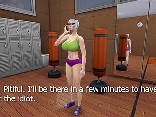 In prison school, the character says, 'this hospital scene is intense'