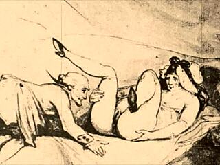 Vintage erotic drawings from antique cartoons and hentai anime 😍