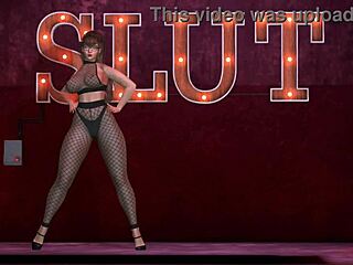 Alexxa Flux Dancing and Learning in Anime Solo