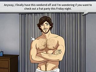 Ian Jacks Off After Kissing!