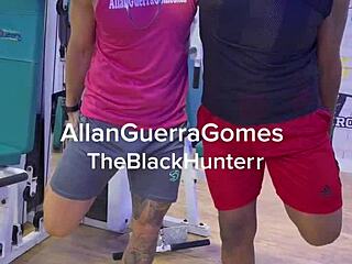Gay MMA fighter Allan Guerra's steamy sauna broderage adventure