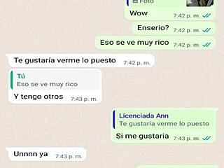 Stepmom's Naughty WhatsApp While Dad's Away